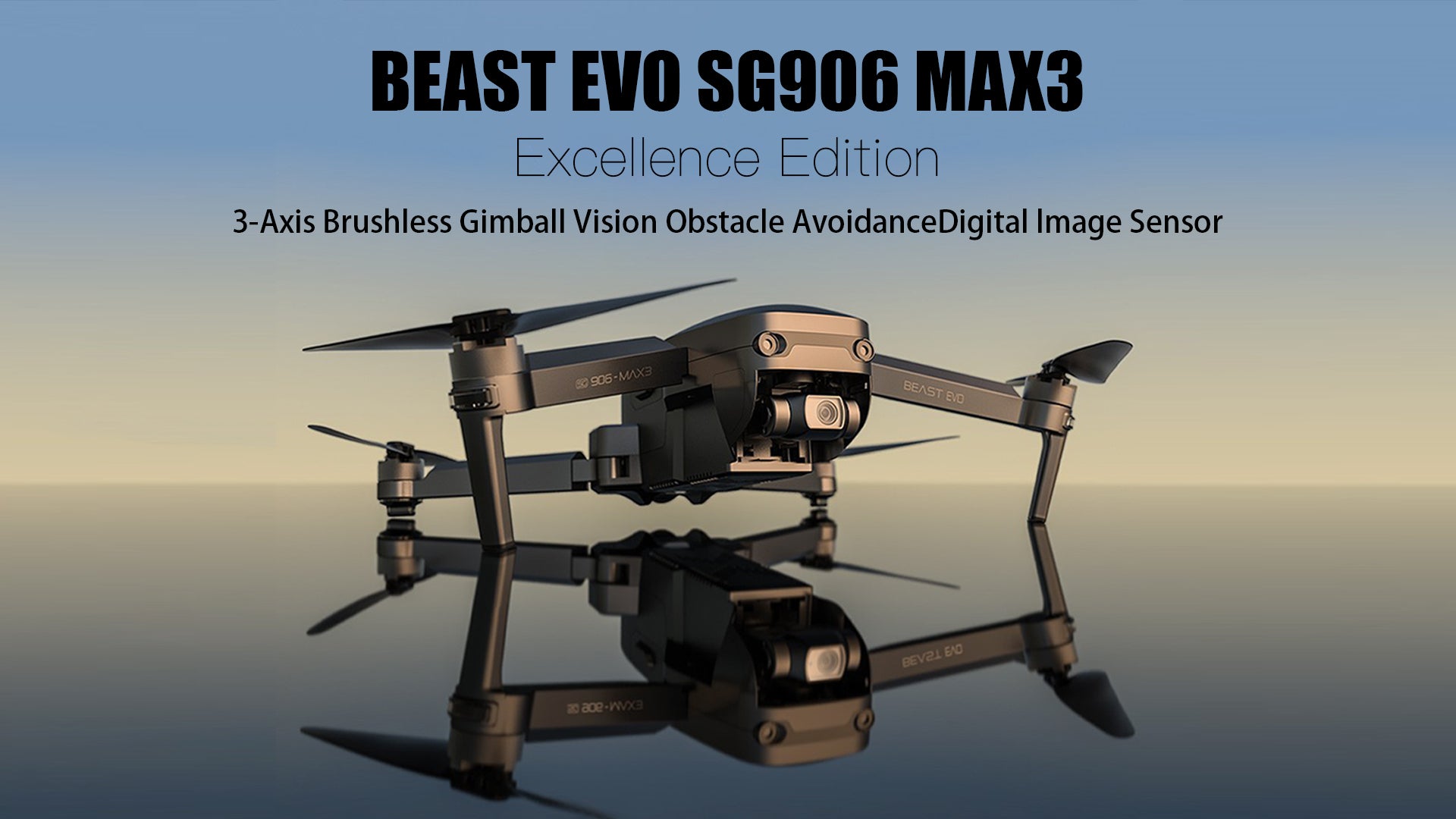 ZLL Beast EVO SG906 MAX3 RC Drone Upgrade Visual Obstacle Avoidance 3-Axis Gimbal 4K Camera GPS 5G WIFI Professional Quadcopter