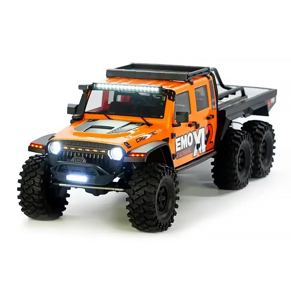 CROSSRC EMO XL2 Big Mustang 6x6 6WD RC Crawler Car 1/8 Differential Lock Off Road Climbing Vehicles