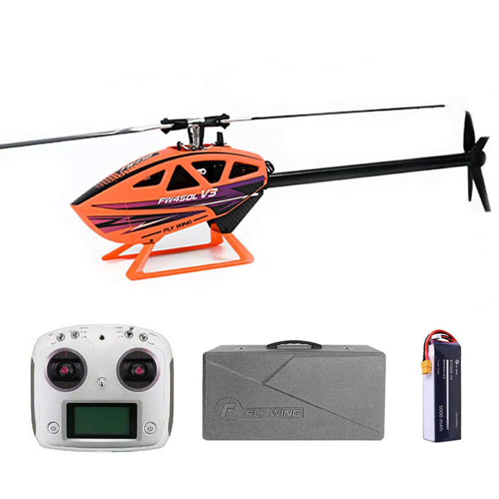 FLY WING FW450LV3ラジコンヘリコプター　動作確認済みです。 FLY WING FW450L V3 6CH 3D Acrobatics GPS Altitude Hold RC