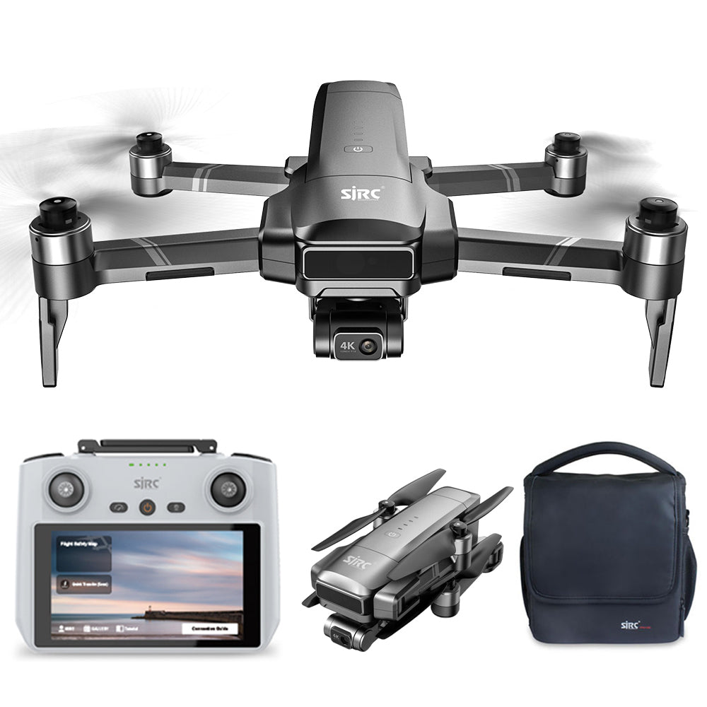 SJRC F22 S3 PRO 3-Axis Gimbal 4K Drone 6KM Repeater Digital FPV EIS HD Camera GPS 5G Quadcopter