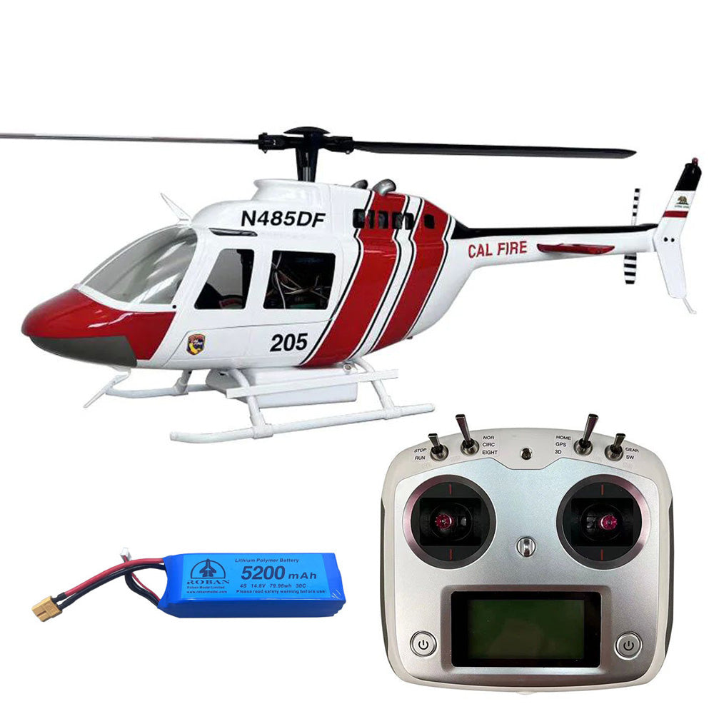 ROBAN 470 Bell-206 RC Helicopter GPS Mode PNP/RTF Version LED Lighting System with Water Tank