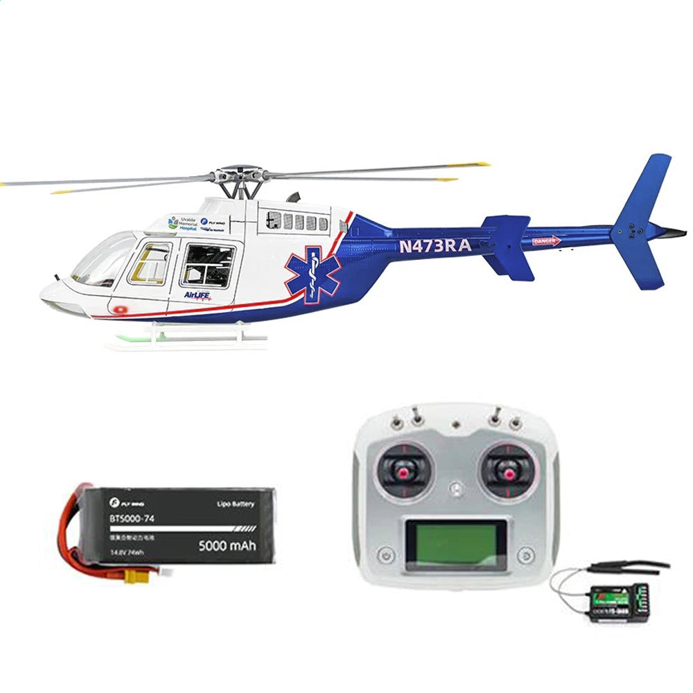 FLYWING BELL407 470 Class RC Helicopter GPS Large Model with ACE Flight Controller RTF Helicopter
