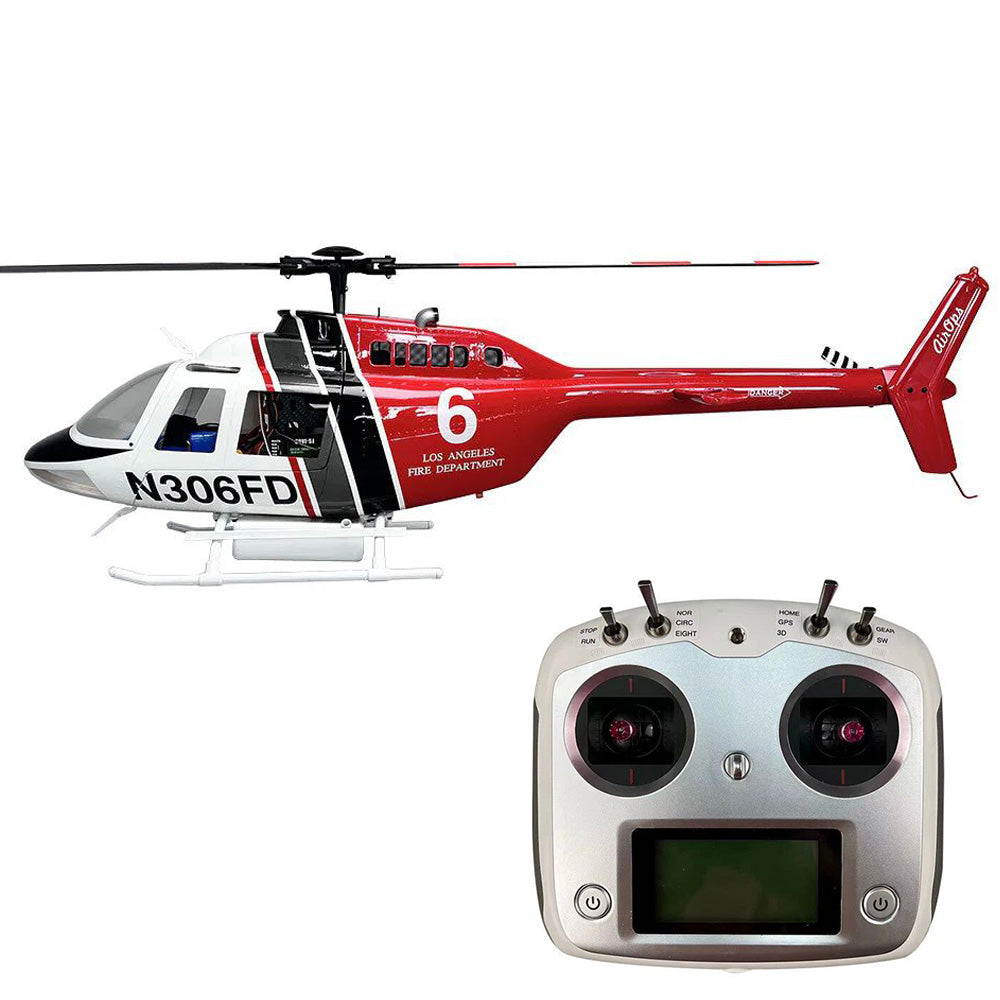 ROBAN 470 Bell-206 RC Helicopter GPS Mode PNP/RTF Version LED Lighting System with Water Tank