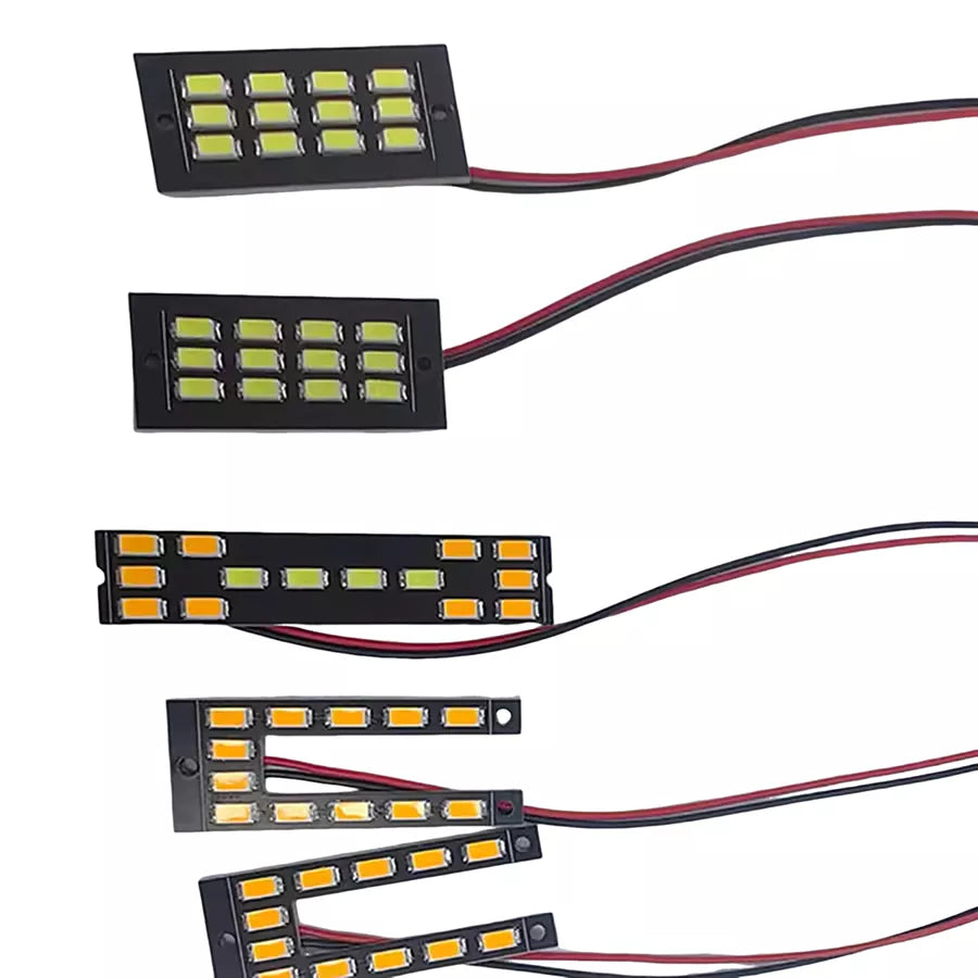 CROSSRC EMO XX/XXL 1/6 RC Car Metal Front Bumper LED Light Modification