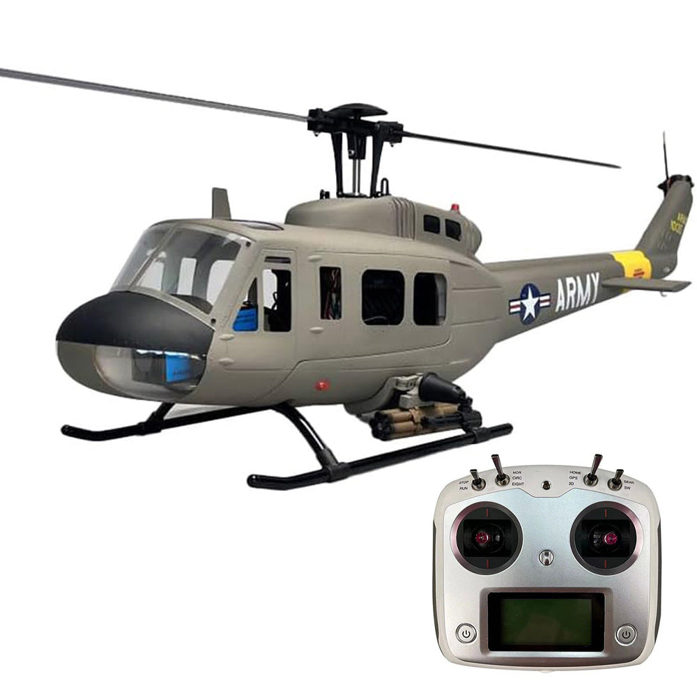 ROBAN 470 UH-1D RC Helicopter GPS X2 Flight Control System LED Lighting System PNP/RTF Version Helicopter