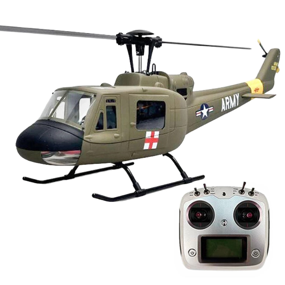 ROBAN UH-1D Huey 450 RC Helicopter 2.4G 11CH GPS Stabilized Flybarless PNP/RTF With X1 Flight Controller