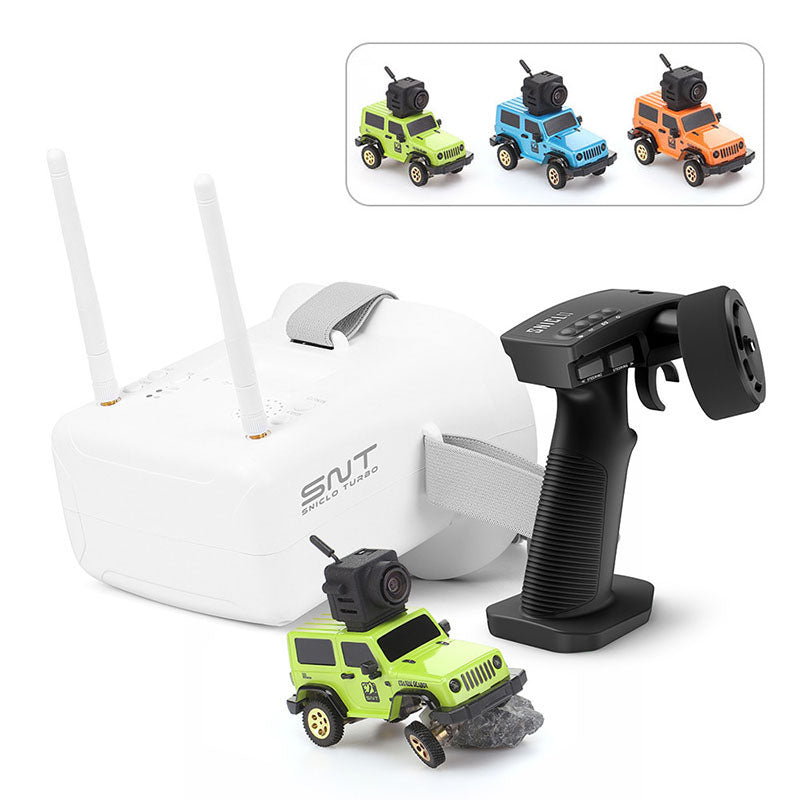 SNICLO SNT 1:64 3010 Off-Road FPV Car 4WD Micro FPV Car With Goggles Mangetic Removable FPVBOX Climbing Truck Kids Toy Gift