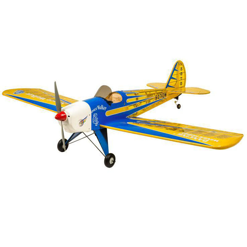DWHobby Balsa wood Plane S0701 Space walker 1600mm Wingspan Gas or Electric Single-wing balsa wood sports training Balsa Plane