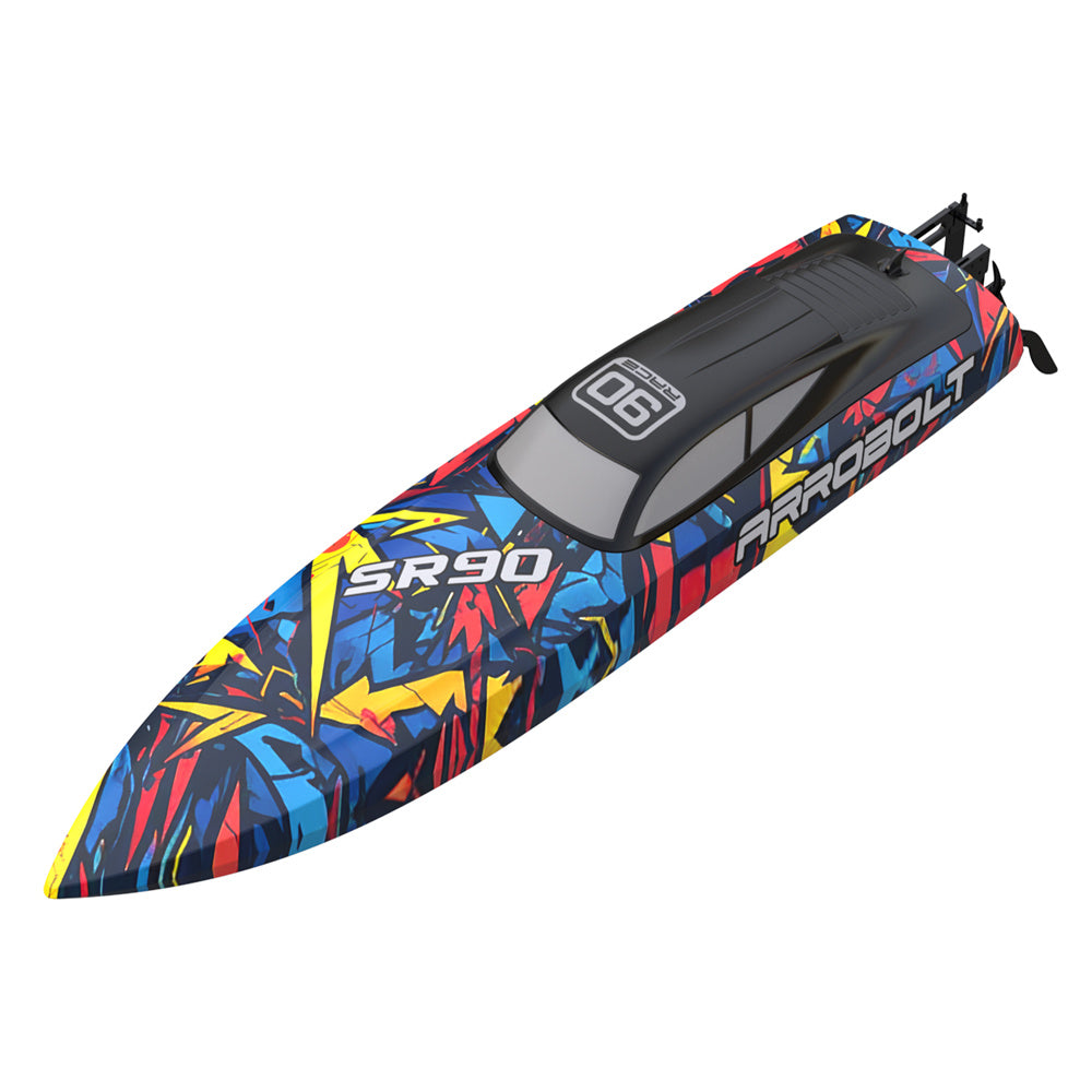 Volantexrc 798-5 SR90 RC Boat 70km/h 2.4G Brushless Water Cooling Ship Capsize Reset Fast High Speed Waterproof Speedboat Toys