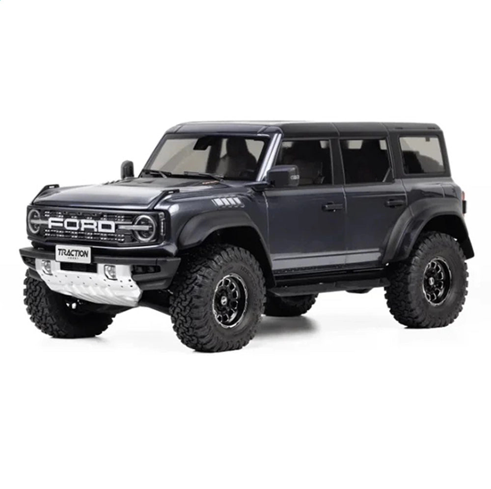 TRACTION HOBBY KM Ford Bronco Raptor 1/8 Brushless RC Crawler RTR with 4WD and Remote Locking Diffs
