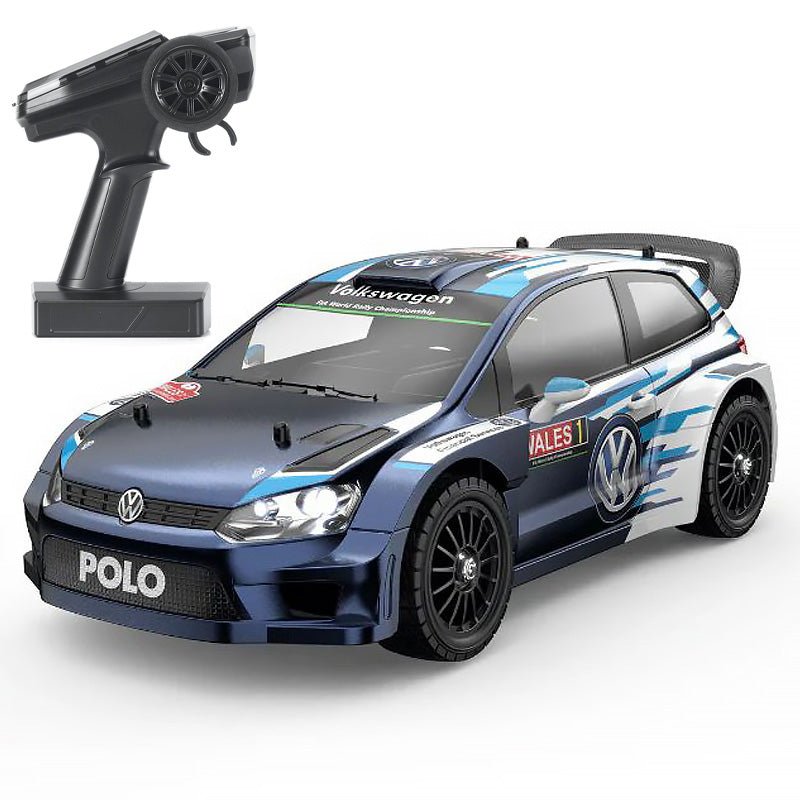 MJX Hyper Go 7304 RC Car 1/7 Volkswagen Polo R WRC RC Rally Car 4S Bru