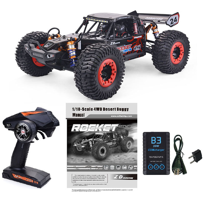 ZD Racing DBX 10 1/10 4WD 2.4G Desert Truck Brushless High Speed 80KM/h Off Road RC Car Toys