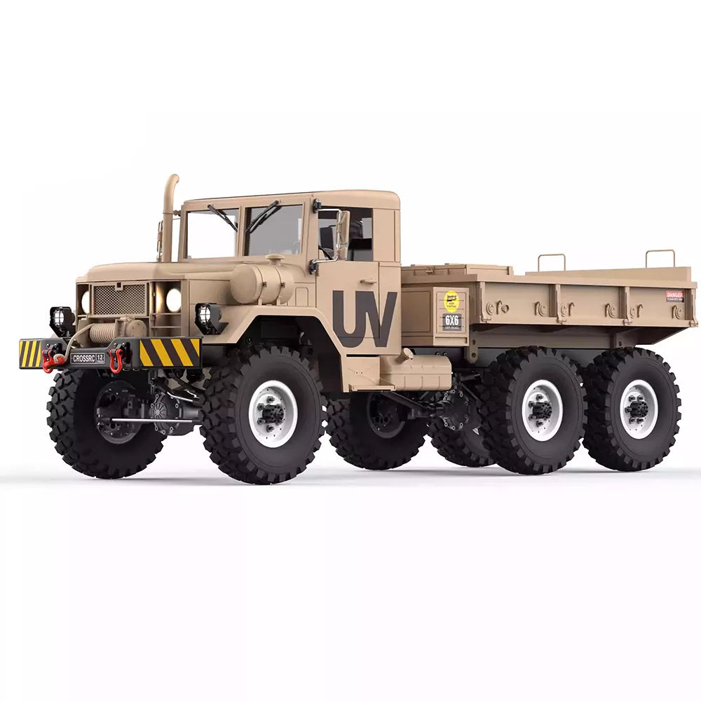 CROSSRC HC6 US M35 Military Truck 1/12 RC Car 6WD Off-Road Dual Speed
