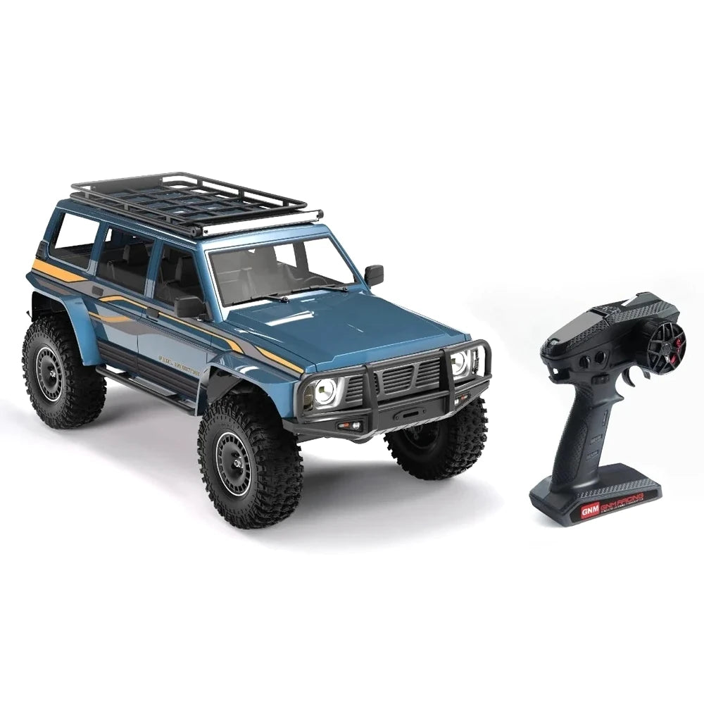 YIKONG YK4107 PRO 1/10 4WD RC Car Rock Crawler Two Speed Differential Lock LCG Chassis Tank Turn LED Lights Off-Road Climbing Truck