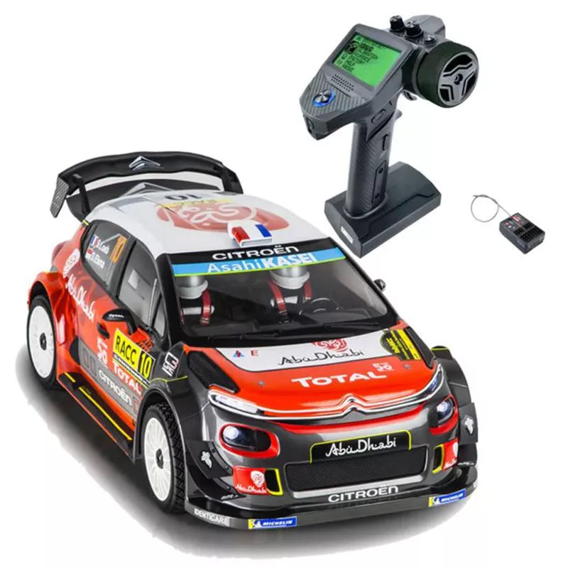 TRACTION HOBBY KM WRC C3 1/7 RC Car 4WD Drift Rally Racing Brushless 2.4GHz Off-road Model RTR