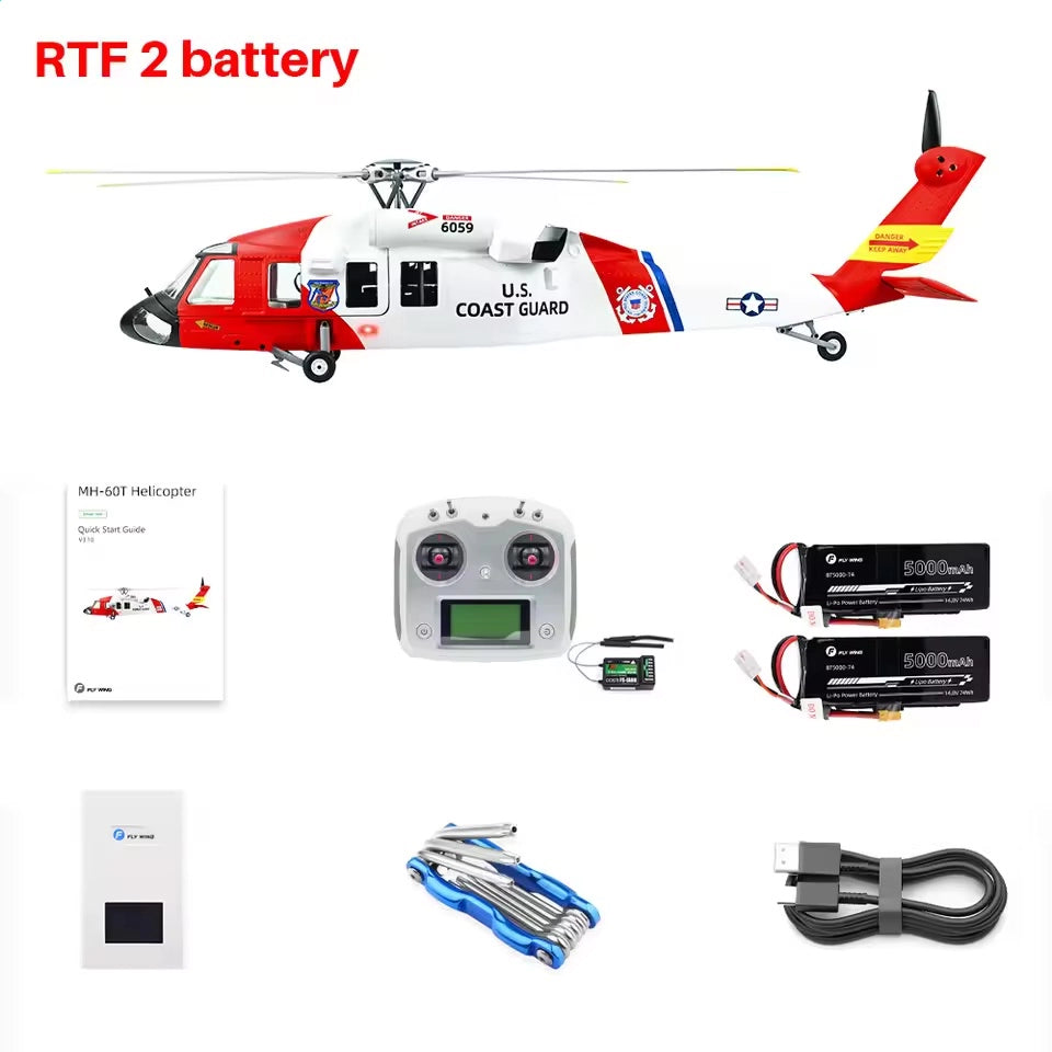 FLYWING MH-60T Jayhawk 470L Scale RC Helicopter GPS ACE Flight Controller RTF Helicopter
