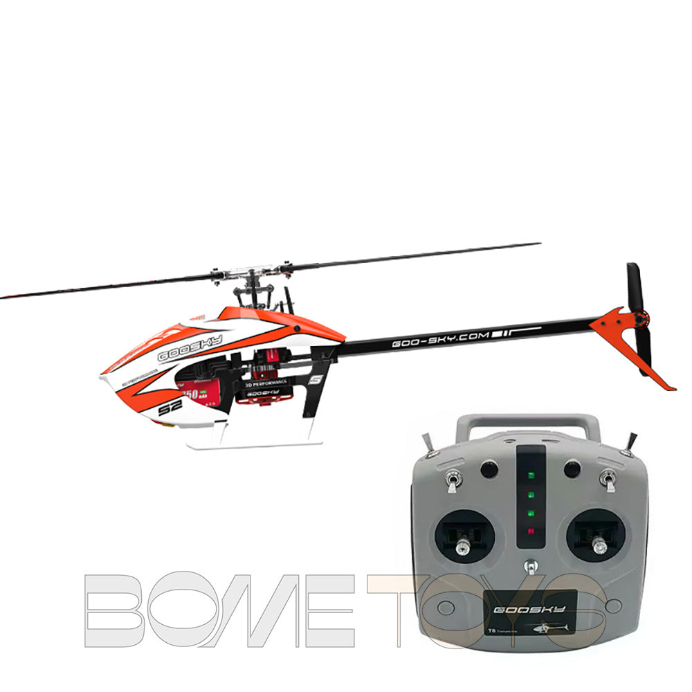 GOOSKY S2 Max RC Helicopter 6CH 3D Flybarless Dual Brushless Motor Direct-Drive BNF/RTF Helicopter