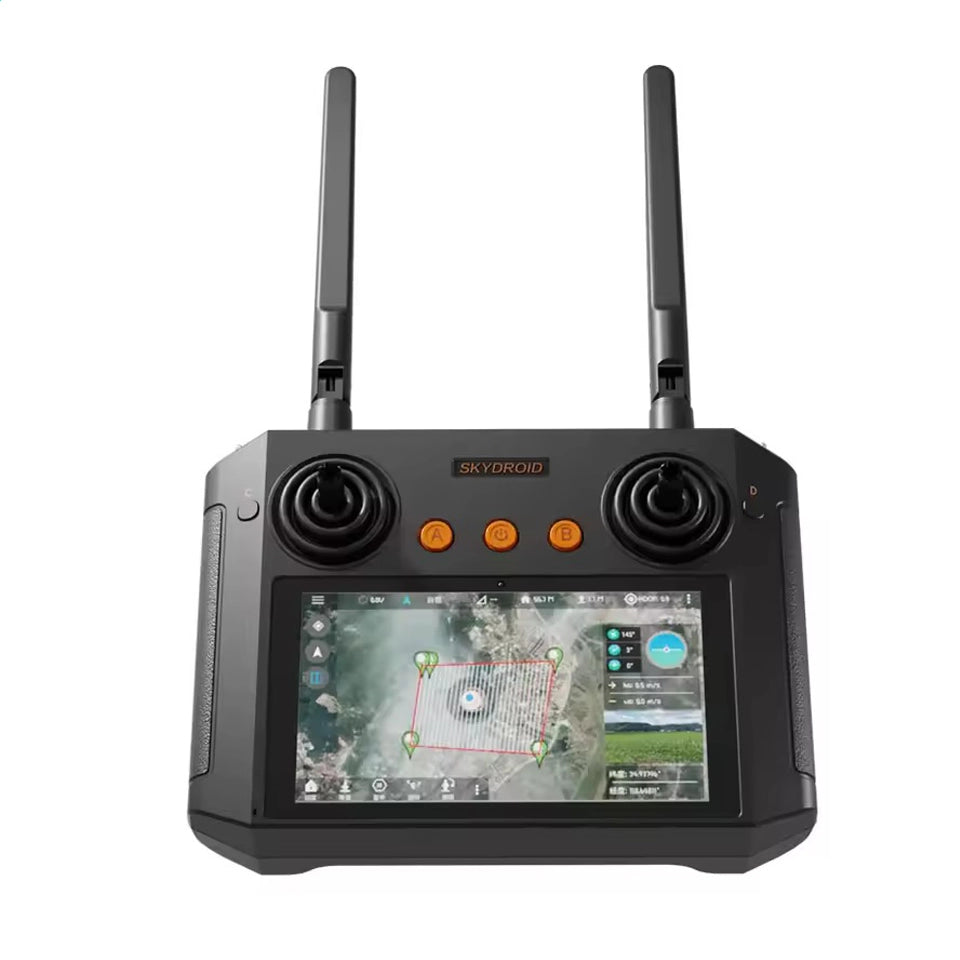 Skydroid H12 Pro Smart Drone Controller | 10KM HD Video Transmission, 3-Axis Camera & FPV UAV Control System