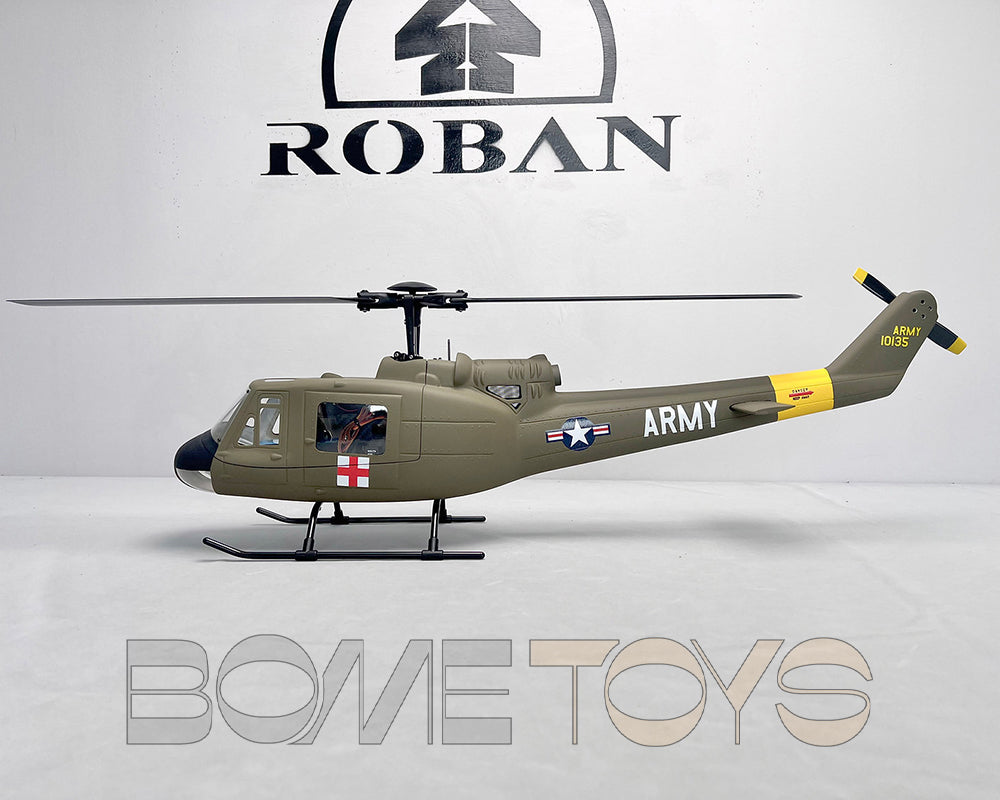 ROBAN UH-1D Huey 450 RC Helicopter 2.4G 11CH GPS Stabilized Flybarless PNP/RTF With X1 Flight Controller