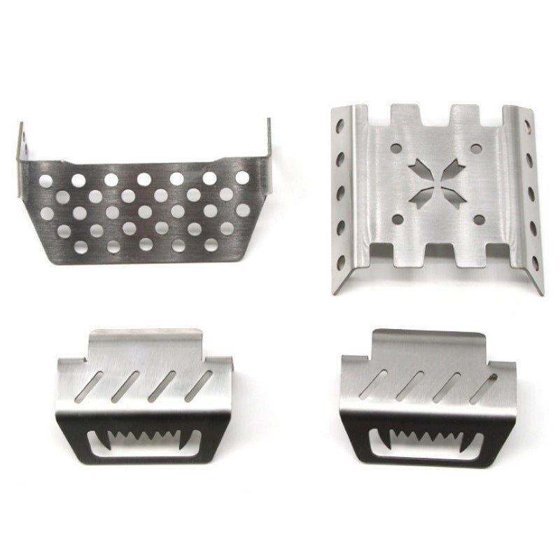YIKONG RC Car Chassis Armor Front Guard Rear Guard Set for YK4102 4103 4082 1/8 1/10