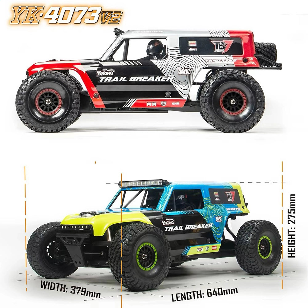 YIKONG YK4073 TB7 V2 Trailbreaker 1/7 Brushless 4WD Desert Off-Road Truck RTR