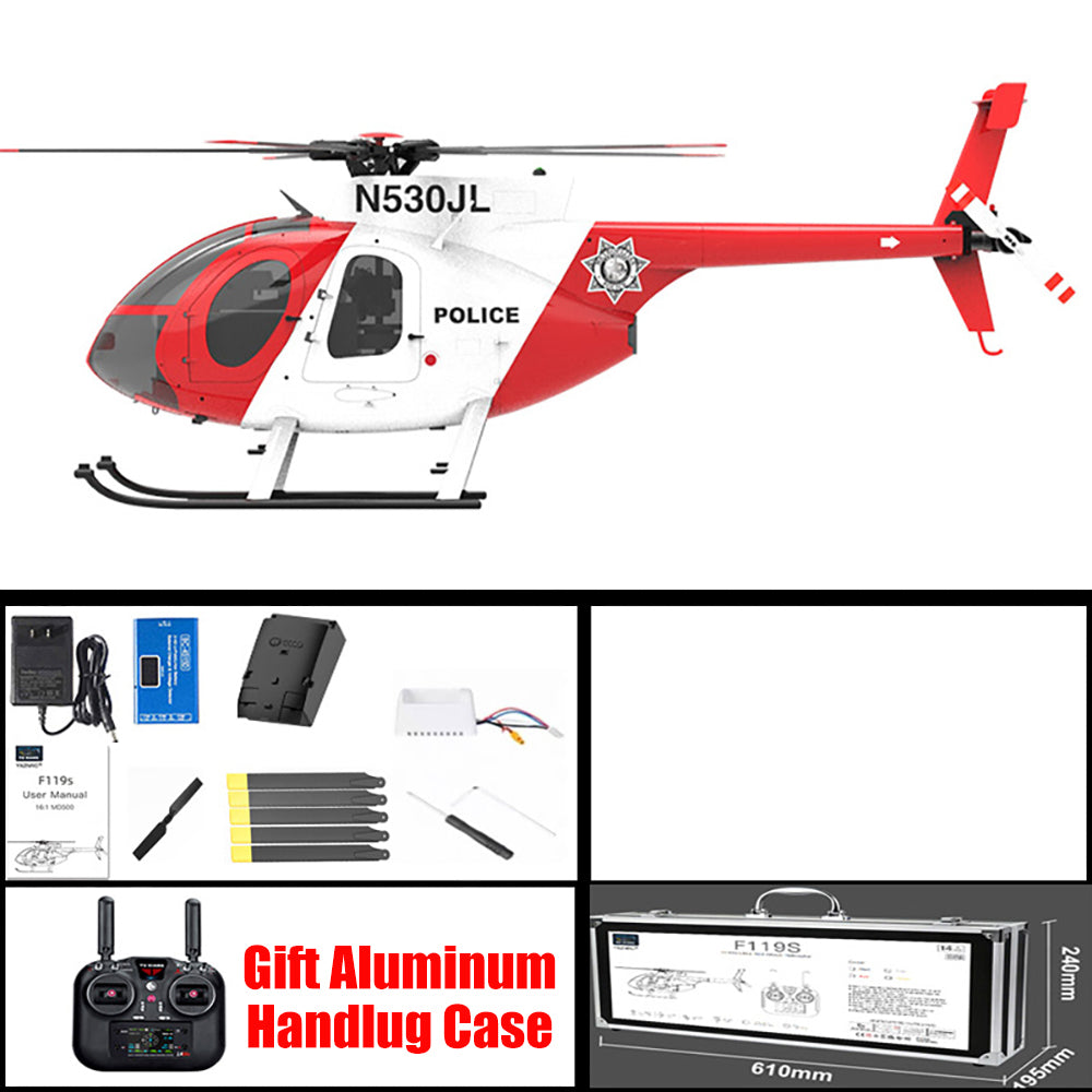 YUXIANG F119S MD-500 Bird RC Helicopter GPS Altitude Hold Optical Flow Positioning Radar Brushless 3D Stunt Helicopter