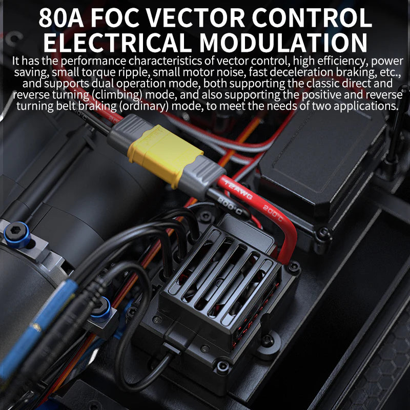 MJX Hyper Go H8H+ V2 RC Car Upgrade 1/8 2.4G Professional Crawler Off Road Vehicle With Front Rear Diff Lock