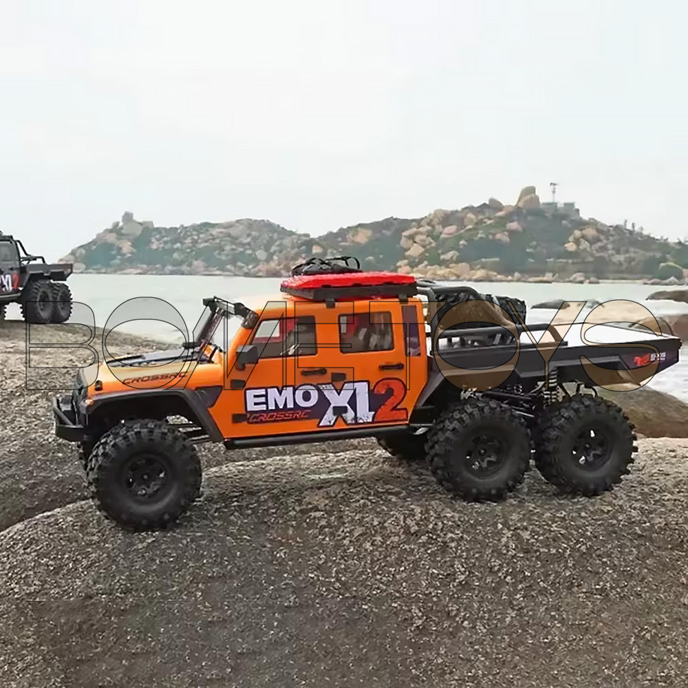 CROSSRC EMO XL2 Big Mustang 6x6 6WD RC Crawler Car 1/8 Differential Lock Off Road Climbing Vehicles