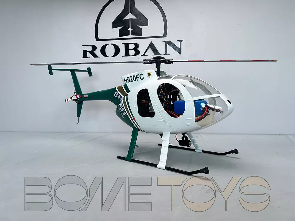 ROBAN 470 MD-500E Bird Helicopter GPS X2 Flight Control System LED Lighting System PNP/RTF Version RC Helicopter