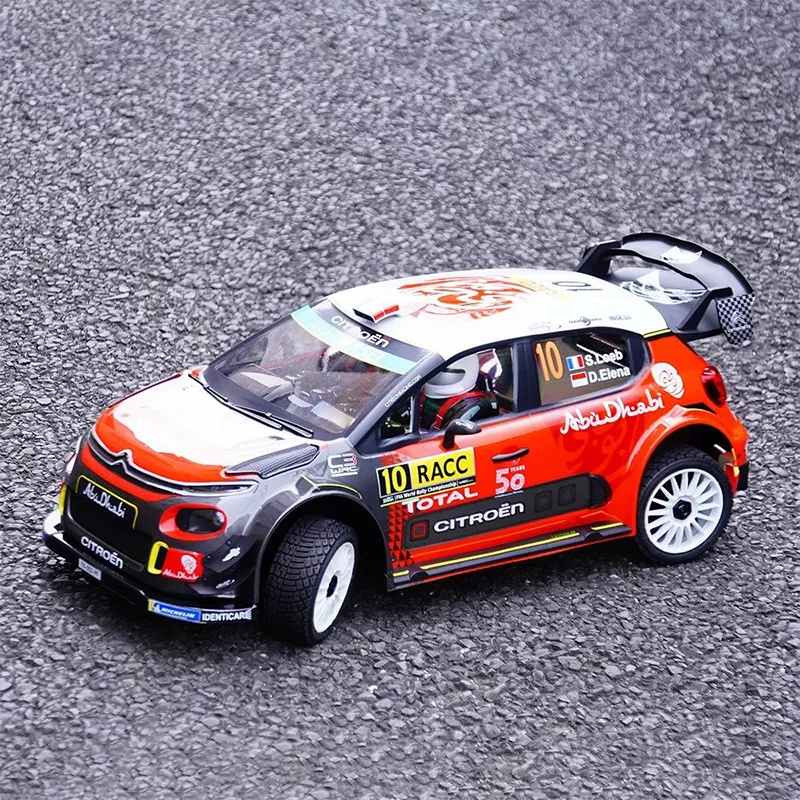 TRACTION HOBBY KM WRC C3 1/7 RC Car 4WD Drift Rally Racing Brushless 2.4GHz Off-road Model RTR