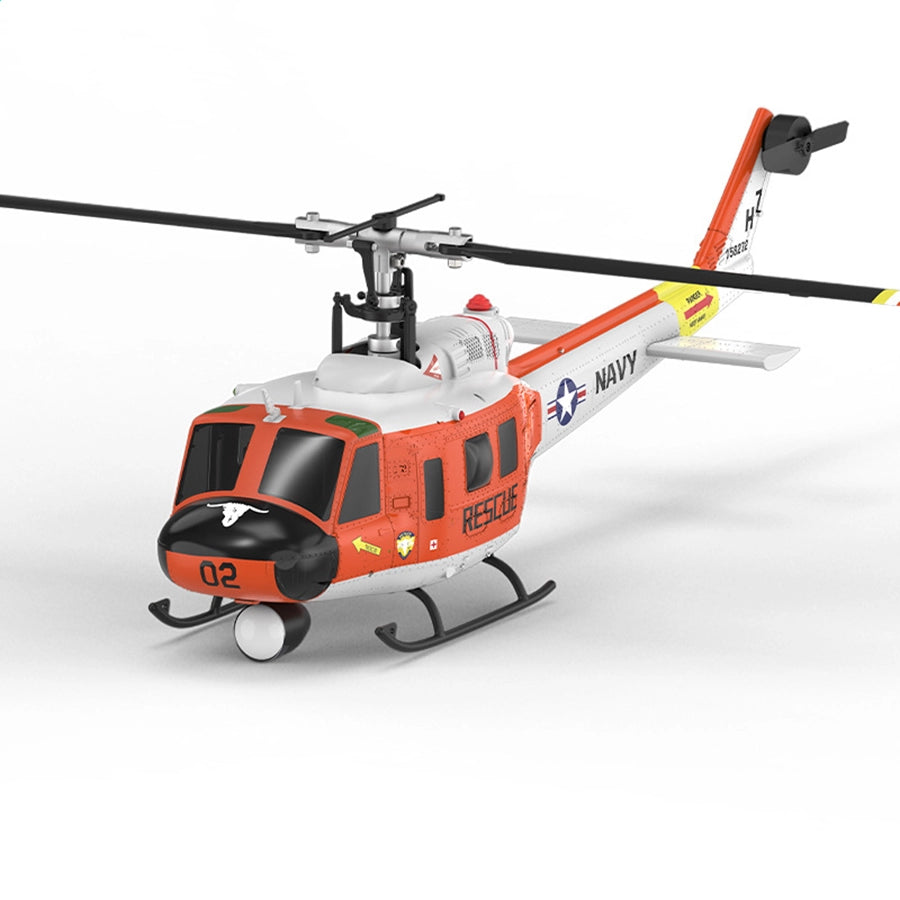 YUXIANG F07H Huey UH-1D RC Helicopter NAVY Rescue Scale GPS Optical Flow Positioning Intelligent Altitude Hold Helicopter