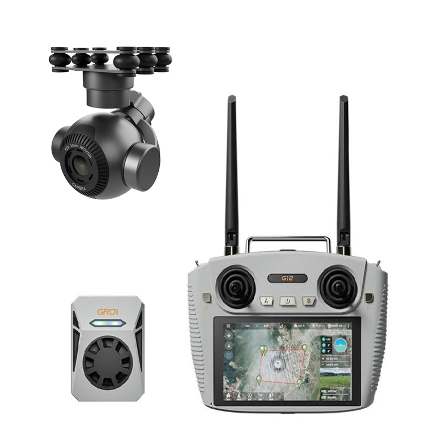 SKYDROID G12 Drone Remote Control 2.4GHz/5.8GHz Dual Band Switching 20KM High-Definition Image Transmission