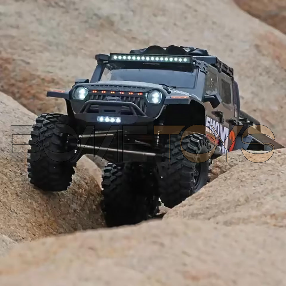 CROSSRC EMO XL2 Big Mustang 6x6 6WD RC Crawler Car 1/8 Differential Lock Off Road Climbing Vehicles