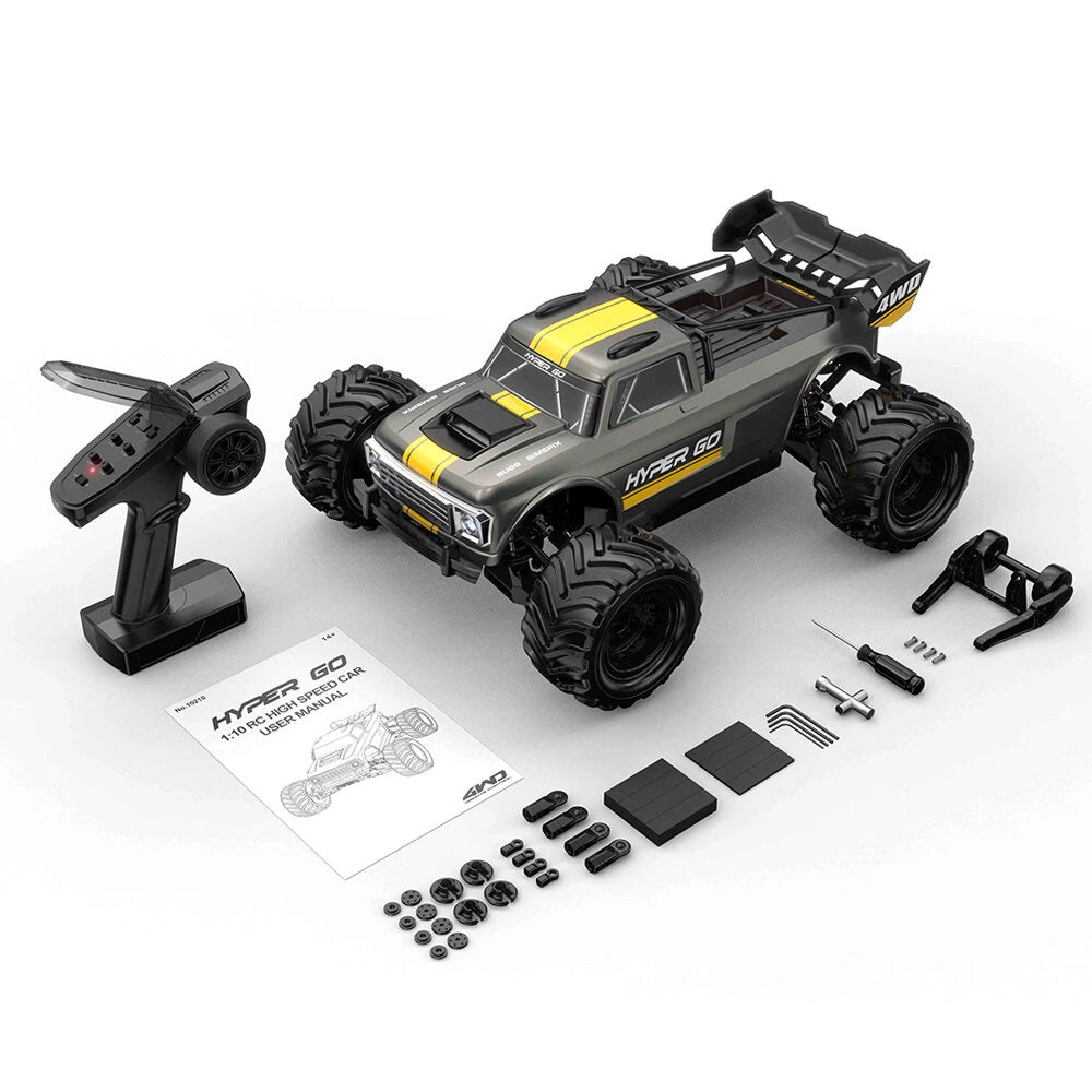 MJX Hyper Go 10210 1/10 Brushless 4WD RC Monster Truck – 66 km/h