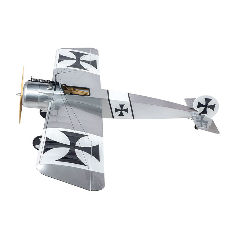 DWHobby Balsa wood Plane SCG24 Fokker E.III Eindecker WW1 Fighter 1600mm Wingspan Gas or Electric balsa Plane kit