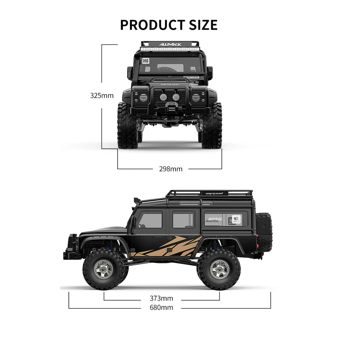 MJX Hyper Go H8H+ V2 RC Car Upgrade 1/8 2.4G Professional Crawler Off Road Vehicle With Front Rear Diff Lock