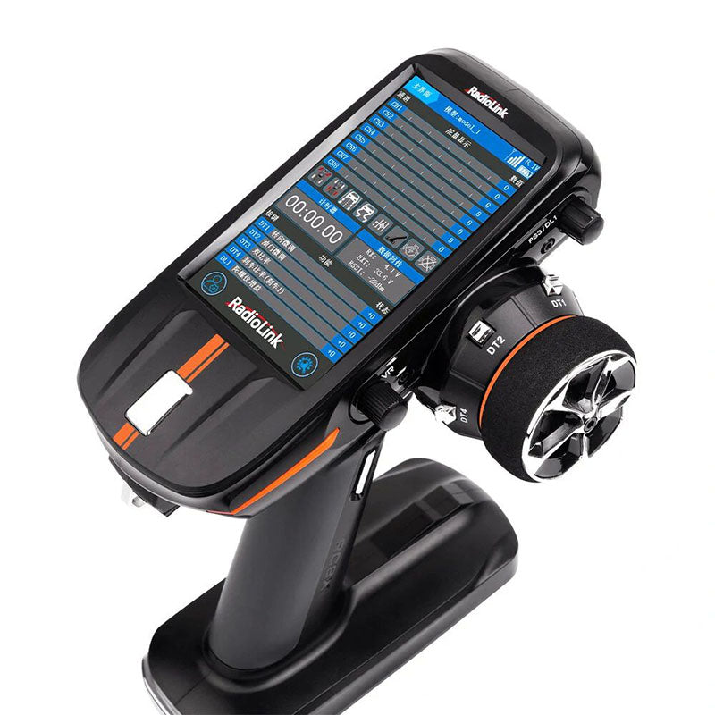 Radiolink RC8X 2.4GHz 8CH 4.3-Inch Full Colour Touch Screen LCD Radio Transmitter International Version With R8GF Receiver for RC Car Boat Robot