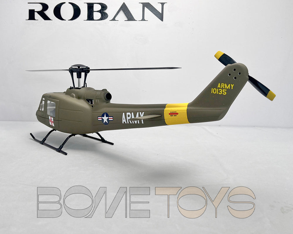 ROBAN UH-1D Huey 450 RC Helicopter 2.4G 11CH GPS Stabilized Flybarless PNP/RTF With X1 Flight Controller