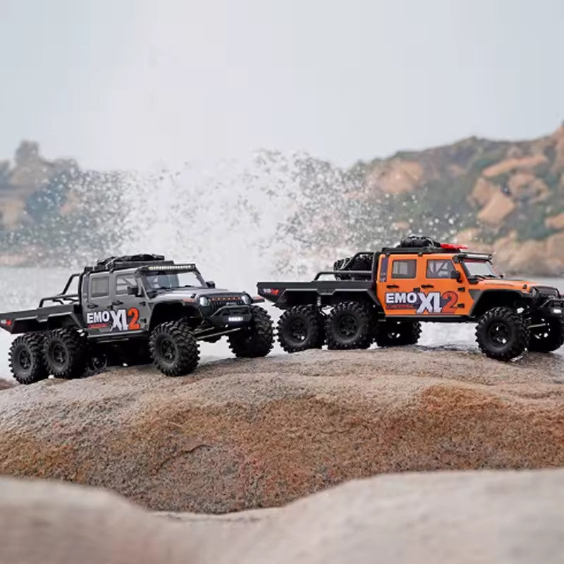CROSSRC EMO XL2 Big Mustang 6x6 6WD RC Crawler Car 1/8 Differential Lock Off Road Climbing Vehicles