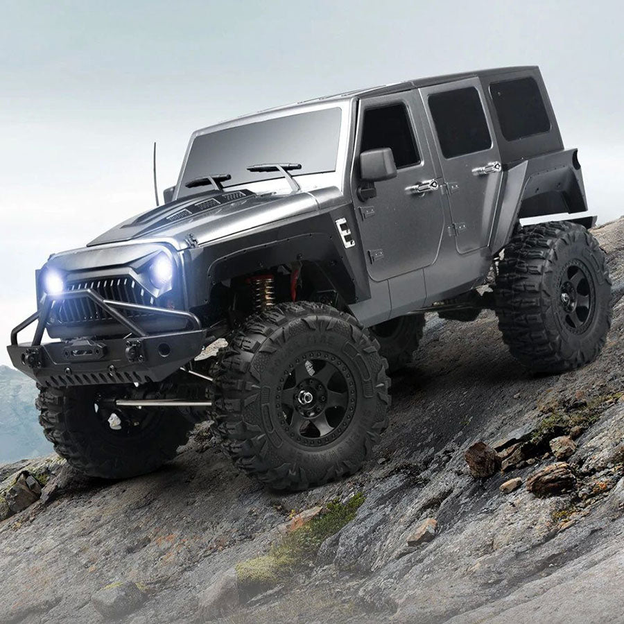 MNRC MN222 4WD RC Car 1/10 Rock Crawler Off-Road Climbing Truck Full Proportional RC Toys LED Light