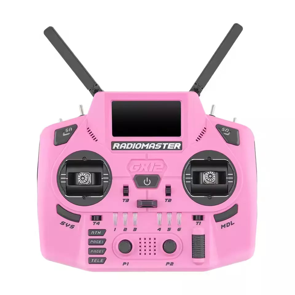 Radiomaster GX12 Crush 1000HZ 3D Digital CNC Hall Gimbal Dual Band Antenna Gemini XROSSBAND EXpressLRS Radio Controller