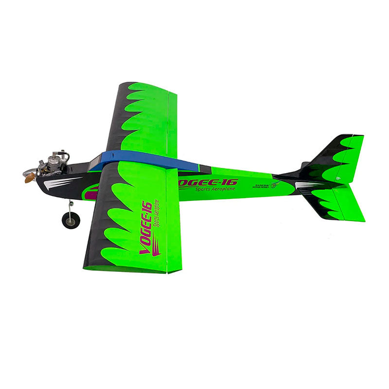 DWHobby Balsa wood Plane TCG16 Vogee-16 ARF 1600mm Wingspan Gas or Electric balsa wood training Plane