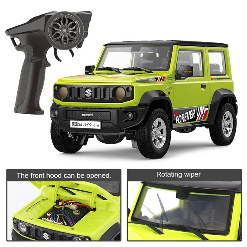 HG HG4-53 TRASPED SUZUKI JIMNY RC Car 1/16 3WD Rock Crawler LED Light Simulated Sound Off-Road Climbing Truck Full Proportional RC Toys