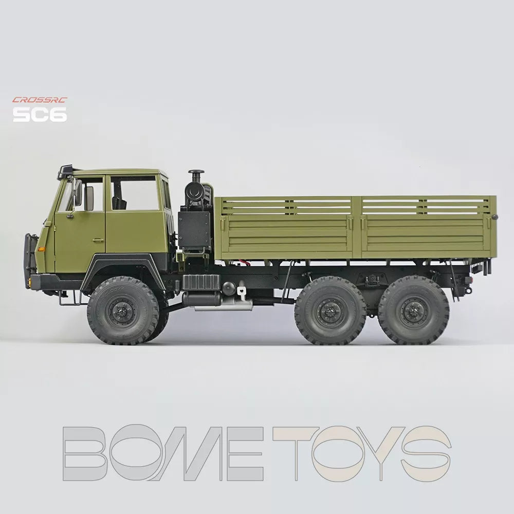 CROSSRC SC6 Metal Chassis 1/12 RC Military Truck 6X6 Transport Off-Road Vehicle KIT/RTR