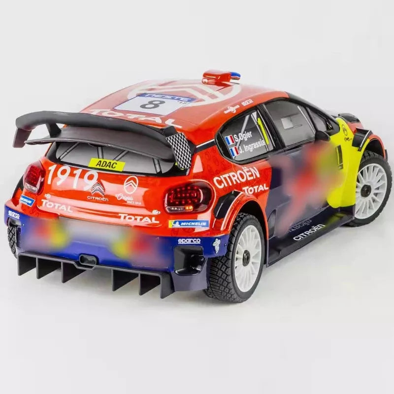 TRACTION HOBBY KM WRC C3 1/7 RC Car 4WD Drift Rally Racing Brushless 2.4GHz Off-road Model RTR