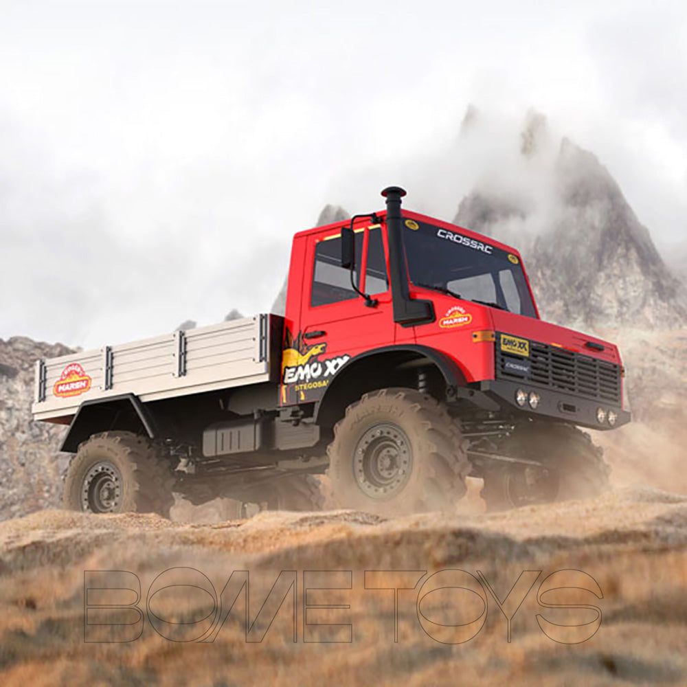 CROSSRC EMO XX Big Dinosaur Sword Dragon Thunder Dragon 1/6 RC Car 4x4 6x6 Climbing Crawler Rally Truck Off-Road Vehicle