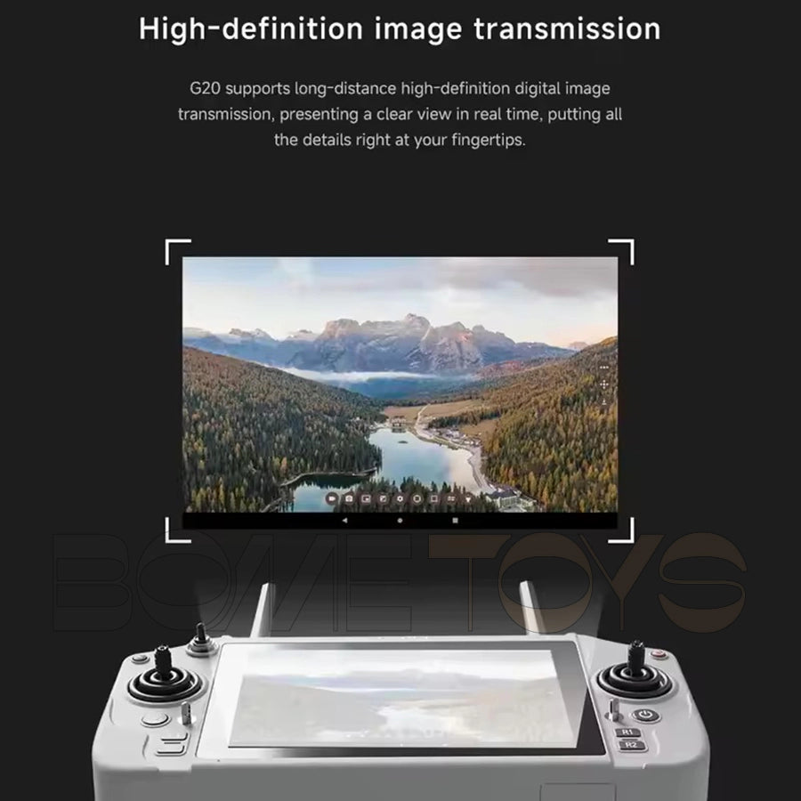 Skydroid G20 30KM Long Range Smart Drone Controller with Android 13 Dual-Band 2.4G/5.8G Transmission and 7” HD Screen