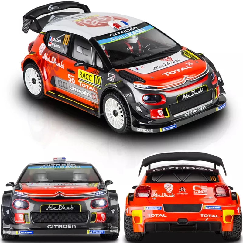 TRACTION HOBBY KM WRC C3 1/7 RC Car 4WD Drift Rally Racing Brushless 2.4GHz Off-road Model RTR