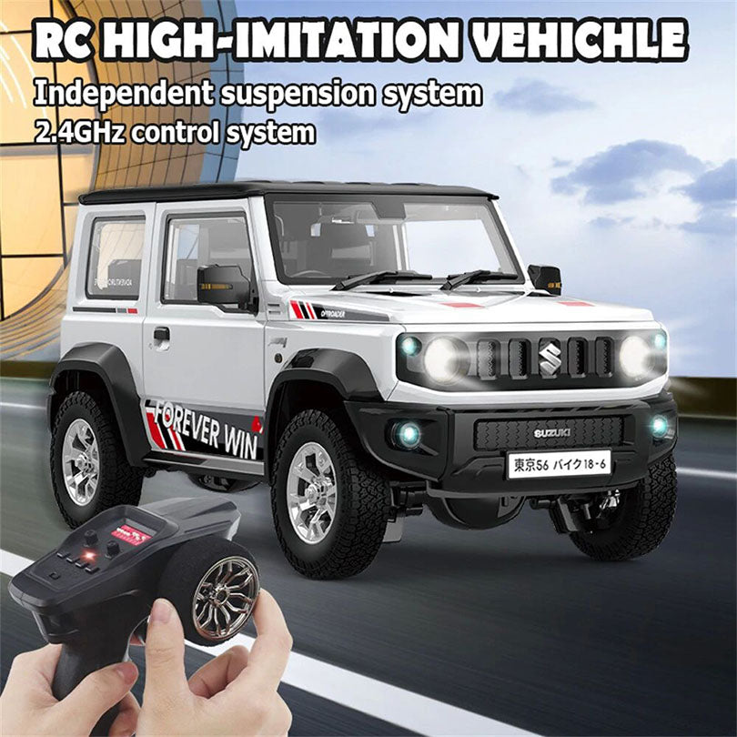 HG HG4-53 TRASPED SUZUKI JIMNY RC Car 1/16 3WD Rock Crawler LED Light Simulated Sound Off-Road Climbing Truck Full Proportional RC Toys