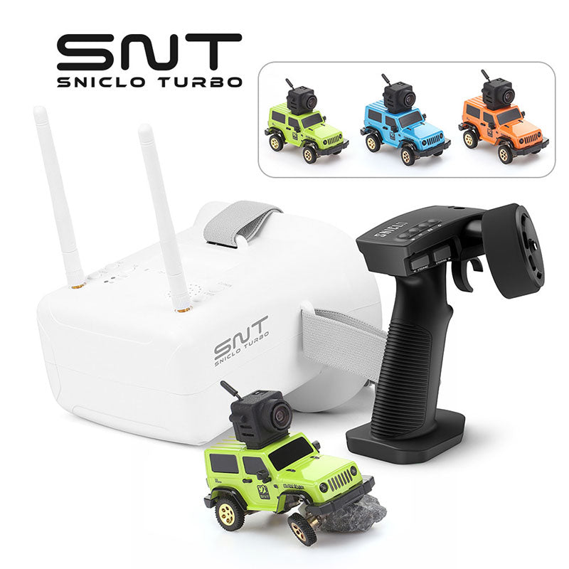 SNICLO SNT 1:64 3010 Off-Road FPV Car 4WD Micro FPV Car With Goggles  Mangetic Removable FPVBOX Climbing Truck Kids Toy Gift